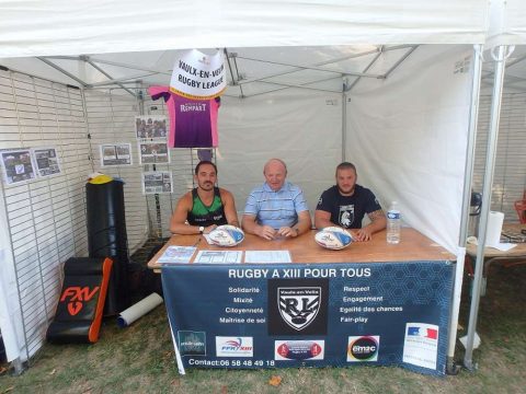 Le stand du Vaulx en Velin Rugby League